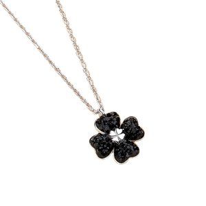 Swarovski four-leaf clover necklace clavicle chain